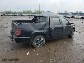 2013 Honda Ridgeline Sport with VIN 5FPYK1F73DB008065, listed as a Copart auction lot 53559344 with 0 mi miles and Salvage Title. Bid and sale history available at carsss.com. Image 3.