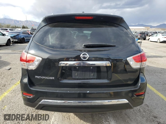 2015 Nissan Pathfinder SV with VIN 5N1AR2MN0FC702592, listed as a Copart auction lot 51717035 with 114,368 mi miles and Salvage title. Bid and sale history available at DreamBid. Image 6.