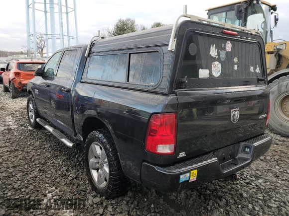 2017 Ram 1500 Tradesman with VIN 1C6RR7KG2HS811306, listed as a Copart auction lot 88221505 with 33,313 mi miles and Salvage title. Bid and sale history available at DreamBid. Image 2.