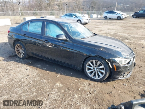 2018 BMW 3 Series 320i xDrive with VIN WBA8E5G57JNU47476, listed as a IAAI auction lot 41319816 with 38,755 mi miles. Bid and sale history available at carsss.com. Image 1.