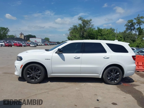 2022 Dodge Durango R/T with VIN 1C4SDJCT4NC190660, listed as a IAAI auction lot 42669484 with 34,046 mi miles and . Bid and sale history available at DreamBid. Image 13.