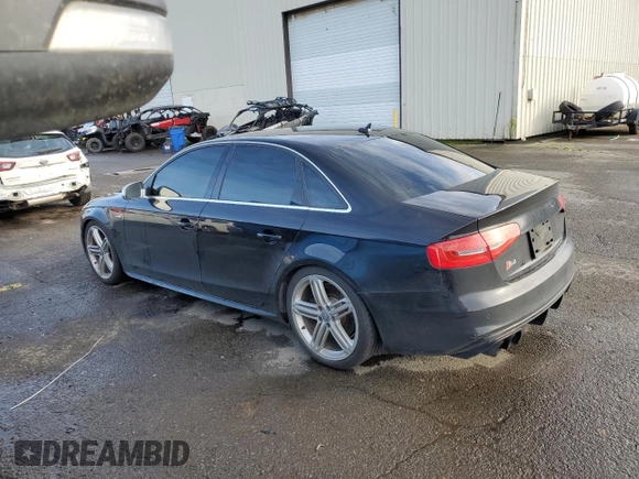 2014 Audi S4 Prestige with VIN WAUKGAFL7EA077037, listed as a Copart auction lot 86610424 with 81,104 mi miles and Salvage Title. Bid and sale history available at carsss.com. Image 2.
