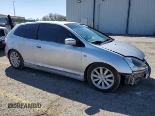 2005 Honda Civic Si with VIN SHHEP33555U501029, listed as a Copart auction lot 49249275 with 207,910 mi miles and Salvage Title. Bid and sale history available at DreamBid. Image 4.