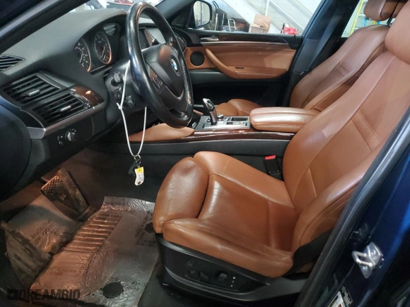 2013 BMW X6 xDrive35i with VIN 5UXFG2C50DL783039, listed as a Copart auction lot 47586315 with 103,448 mi miles and Salvage Title. Bid and sale history available at carsss.com. Image 7.