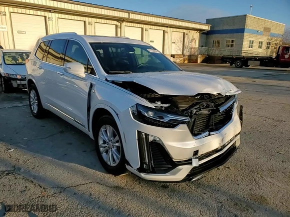 2021 Cadillac XT6 Luxury with VIN 1GYKPAR48MZ236259, listed as a Copart auction lot 87239224 with 33,996 mi miles and Salvage Title. Bid and sale history available at carsss.com. Image 12.