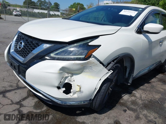 2022 Nissan Murano S z VIN 5N1AZ2AS0NC115785, wystawiony jako IAAI lot #42055354 z przebiegiem 38 536 mil mil oraz . Historia ofert i sprzedaży dostępna na DreamBid. Obrazek 6.