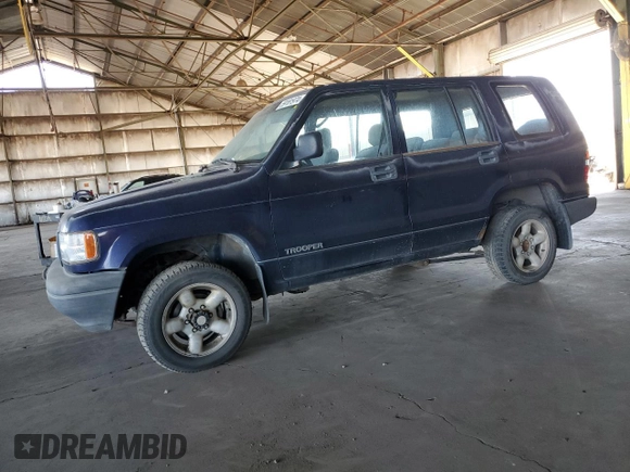 1995 Isuzu Trooper z VIN JACDJ58V8S7908300, wystawiony jako Copart lot #46450195 z przebiegiem 256 256 mil mil oraz Czysty tytuł • Clean title. Historia ofert i sprzedaży dostępna na DreamBid. Obrazek 1.