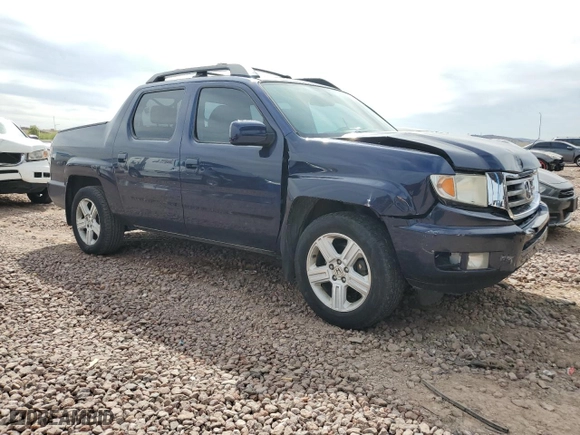 2014 Honda Ridgeline RTL with VIN 5FPYK1F58EB001953, listed as a Copart auction lot 49433875 with 191,094 mi miles and Salvage Title. Bid and sale history available at carsss.com. Image 4.