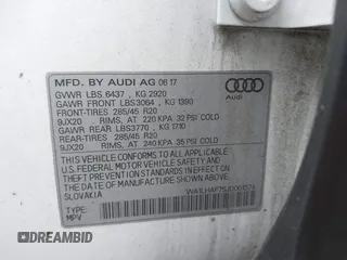 2018 Audi Q7 Premium Plus с VIN WA1LHAF75JD001374, выставлен на аукционе IAAI как лот 40735099 с пробегом 74 478 миль миль и . История ставок и продаж доступна на DreamBid. Изображение 9.