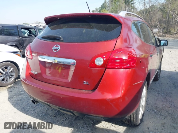2012 Nissan Rogue S with VIN JN8AS5MT4CW261721, listed as a IAAI auction lot 41904419 with 172,551 mi miles. Bid and sale history available at carsss.com. Image 4.