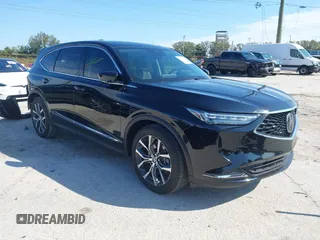 2023 Acura MDX w/Technology Package with VIN 5J8YD9H46PL001876, listed as a IAAI auction lot 41309678 with 39,596 mi miles. Bid and sale history available at carsss.com. Image 1.