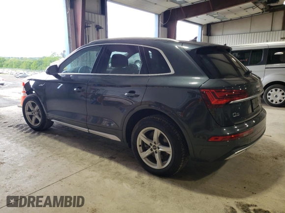 2021 Audi Q5 Premium z VIN WA1AAAFY4M2049968, wystawiony jako Copart lot #57229695 z przebiegiem 48 316 mil mil oraz Szkoda całkowita • Salvage title. Historia ofert i sprzedaży dostępna na DreamBid. Obrazek 2.