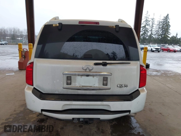 2007 Infiniti QX56 with VIN 5N3AA08C27N806504, listed as a IAAI auction lot 41484226 with 202,943 mi miles. Bid and sale history available at carsss.com. Image 16.