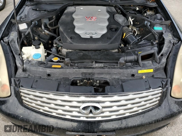 2003 Infiniti G35 Coupe w/Leather with VIN JNKCV54E33M215787, listed as a Copart auction lot 74846554 with 0 mi miles and Non Repairable. Bid and sale history available at carsss.com. Image 11.