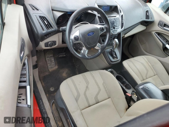 2015 Ford Transit Connect XLT with VIN NM0GE9F76F1196793, listed as a Copart auction lot 58938855 with 204,869 mi miles and Clean title. Bid and sale history available at DreamBid. Image 8.