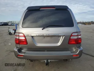 2005 Toyota Land Cruiser with VIN JTEHT05J952072785, listed as a Copart auction lot 46064555 with 184,943 mi miles and Salvage Title. Bid and sale history available at carsss.com. Image 6.