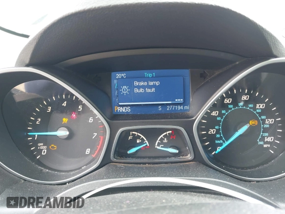 2013 Ford Escape SE with VIN 1FMCU0GX1DUD14948, listed as a IAAI auction lot 41876628 with 277,194 mi miles and . Bid and sale history available at DreamBid. Image 7.