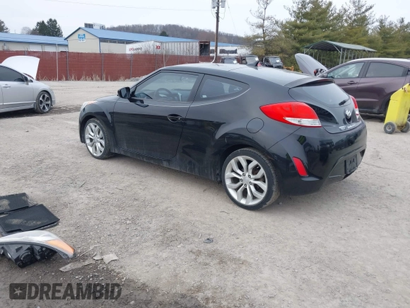 2012 Hyundai Veloster w/Black Int with VIN KMHTC6AD8CU066779, listed as a IAAI auction lot 41699960 with 160,875 mi miles and . Bid and sale history available at DreamBid. Image 3.