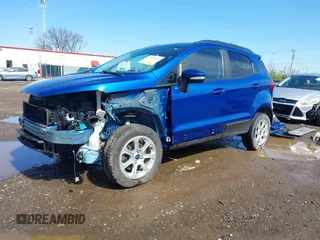 2020 Ford EcoSport SE with VIN MAJ6S3GL4LC353601, listed as a IAAI auction lot 41952022 with 94,889 mi miles and . Bid and sale history available at carsss.com. Image 18.