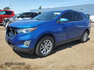 2019 Chevrolet Equinox LT z VIN 3GNAXUEV8KS561321, wystawiony jako Copart lot #57071655 z przebiegiem 38 596 mil mil oraz Szkoda całkowita • Salvage title. Historia ofert i sprzedaży dostępna na DreamBid. Obrazek 1.