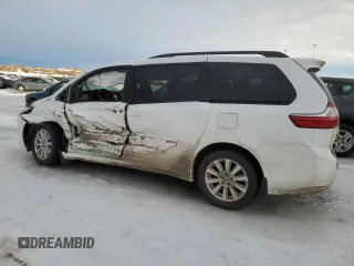 2017 Toyota Sienna LE with VIN 5TDJZ3DC2HS183152, listed as a Copart auction lot 88804605 with 221,348 mi miles and Salvage Title. Bid and sale history available at carsss.com. Image 2.