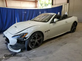2015 Maserati GranTurismo Sport with VIN ZAM45VMA2F0143684, listed as a Copart auction lot 56464915 with 48,303 mi miles and Salvage title. Bid and sale history available at DreamBid. Image 1.
