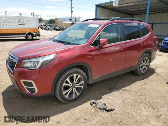 2019 Subaru Forester Limited with VIN JF2SKAUC7KH470707, listed as a Copart auction lot 62237045 with 106,020 mi miles and Clean title. Bid and sale history available at DreamBid. Image 1.