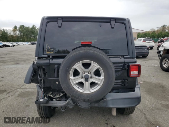 2018 Jeep Wrangler Unlimited Sport с VIN 1C4HJXDG2JW251245, выставлен на аукционе Copart как лот 55234815 с пробегом 70 424 миль миль и Списание • Salvage title. История ставок и продаж доступна на DreamBid. Изображение 6.
