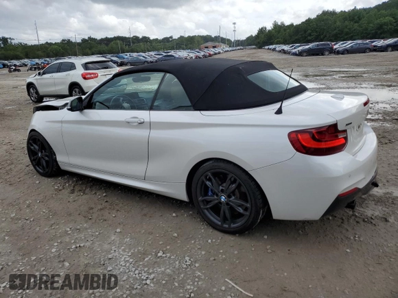 2017 BMW 2 Series M240i xDrive with VIN WBA2L3C33HV667390, listed as a Copart auction lot 71800544 with 78,366 mi miles and Salvage Title. Bid and sale history available at carsss.com. Image 2.