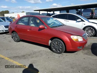 2008 Kia Spectra EX with VIN KNAFE122585578266, listed as a Copart auction lot 79050694 with 142,674 mi miles and Clean Title. Bid and sale history available at carsss.com. Image 5.