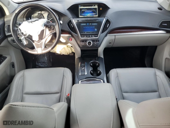 2016 Acura MDX w/Tech with VIN 5FRYD3H46GB016438, listed as a Copart auction lot 47290005 with 57,331 mi miles and Salvage Title. Bid and sale history available at carsss.com. Image 8.