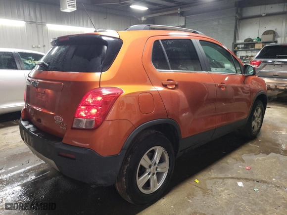 2015 Chevrolet Trax LT with VIN KL7CJRSB8FB252909, listed as a Copart auction lot 46915225 with 89,114 mi miles and Salvage Title. Bid and sale history available at carsss.com. Image 3.