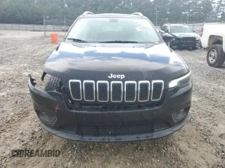 2019 Jeep Cherokee Latitude Plus with VIN 1C4PJLLB7KD247005, listed as a Copart auction lot 61600615 with 75,210 mi miles and Salvage title. Bid and sale history available at DreamBid. Image 5.