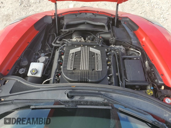 2015 Chevrolet Corvette Z06 2LZ with VIN 1G1YR2D62F5602468, listed as a Copart auction lot 46806205 with 44,169 mi miles and Salvage Title. Bid and sale history available at carsss.com. Image 12.