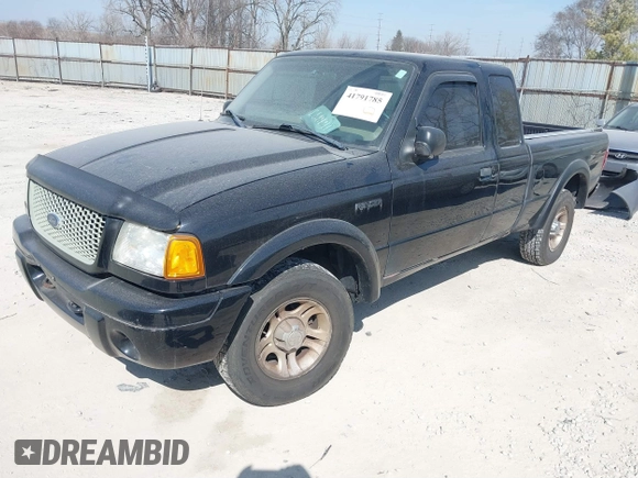 2002 Ford Ranger XLT Appearance with VIN 1FTYR44E62PB07361, listed as a IAAI auction lot 41791785 with 112,728 mi miles. Bid and sale history available at carsss.com. Image 2.