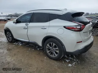 2016 Nissan Murano SV with VIN 5N1AZ2MG3GN154689, listed as a Copart auction lot 45971115 with 142,344 mi miles and Salvage Title. Bid and sale history available at carsss.com. Image 2.