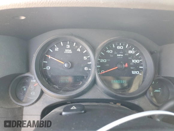 2013 Chevrolet Silverado 1500 Work Truck with VIN 1GCNCPEX8DZ270364, listed as a Copart auction lot 50548865 with 158,150 mi miles and Clean Title. Bid and sale history available at DreamBid. Image 9.