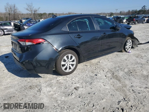 2022 Toyota Corolla LE with VIN 5YFEPMAE6NP392076, listed as a Copart auction lot 43787335 with 116,200 mi miles and Salvage Title. Bid and sale history available at carsss.com. Image 3.