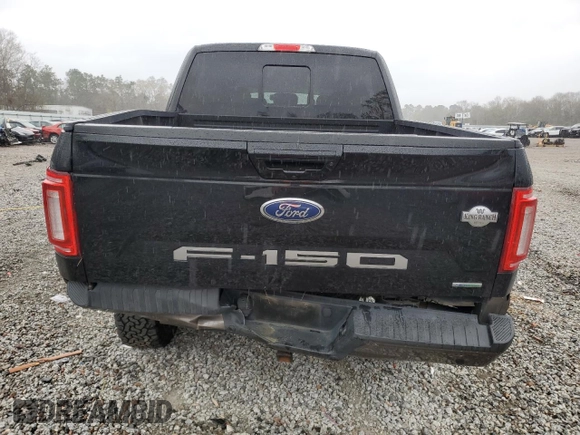 2018 Ford F-150 XL with VIN 1FTEW1EG0JFE35423, listed as a Copart auction lot 48533525 with 96,045 mi miles and Salvage Title. Bid and sale history available at carsss.com. Image 6.