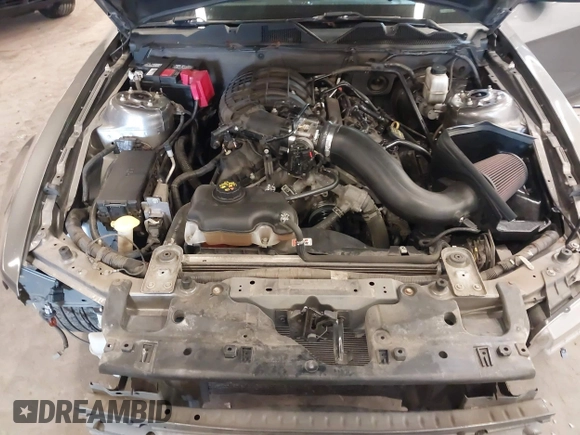 2013 Ford Mustang V6 with VIN 1ZVBP8AM3D5242145, listed as a IAAI auction lot 41626383 with 104,685 mi miles and . Bid and sale history available at DreamBid. Image 10.