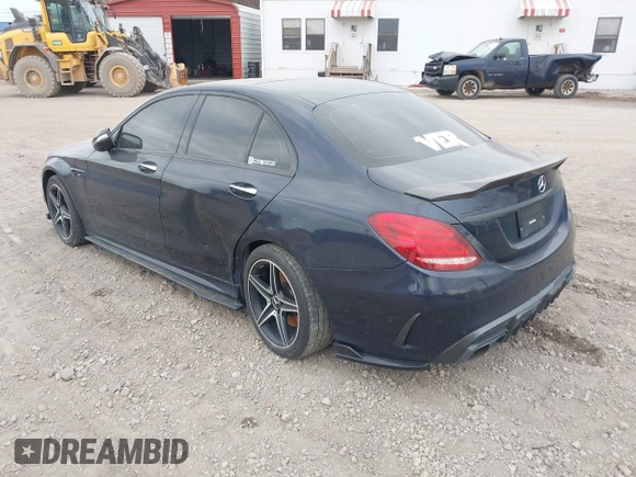 2017 Mercedes-Benz C 43 AMG with VIN 55SWF6EB6HU215481, listed as a IAAI auction lot 41920181 with 105,493 mi miles and . Bid and sale history available at DreamBid. Image 3.