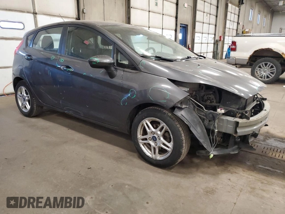 2019 Ford Fiesta SE with VIN 3FADP4EJ1KM138237, listed as a Copart auction lot 50094715 with 57,975 mi miles and Salvage Title. Bid and sale history available at DreamBid. Image 4.