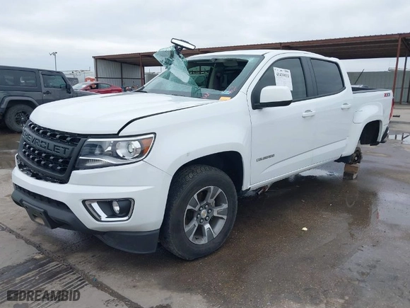 2019 Chevrolet Colorado 4WD Z71 with VIN 1GCGTDEN3K1317883, listed as a IAAI auction lot 41439010 with 34,306 mi miles. Bid and sale history available at carsss.com. Image 2.