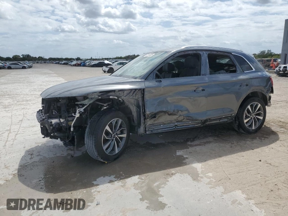 2024 Audi Q5 S line Premium Plus with VIN WA1EAAFY2R2015990, listed as a Copart auction lot 50294435 with 15,310 mi miles and Non Repairable. Bid and sale history available at carsss.com. Image 1.