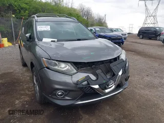 2014 Nissan Rogue SL with VIN 5N1AT2MV9EC823699, listed as a IAAI auction lot 42037833 with 96,093 mi miles. Bid and sale history available at carsss.com. Image 6.