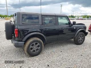2022 Ford Bronco with VIN 1FMDE5BH5NLA89889, listed as a Copart auction lot 56490255 with 21,913 mi miles and Salvage title. Bid and sale history available at DreamBid. Image 3.
