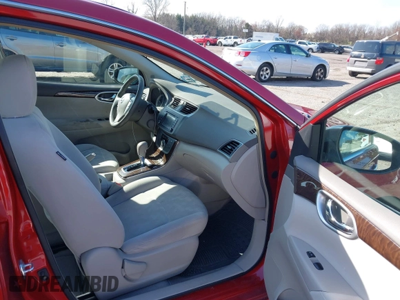 2013 Nissan Sentra SV with VIN 3N1AB7AP9DL709153, listed as a IAAI auction lot 41895458 with 114,642 mi miles. Bid and sale history available at carsss.com. Image 5.