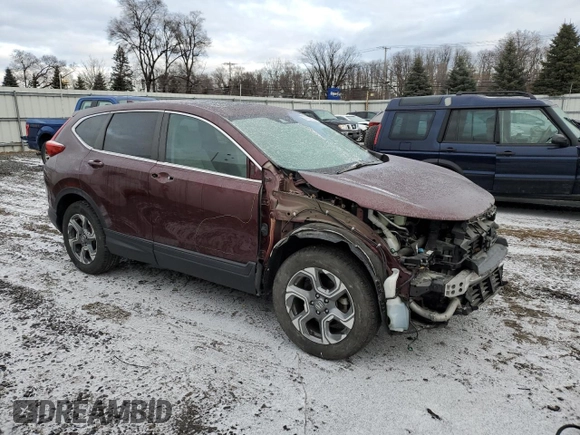 2019 Honda CR-V EX with VIN 2HKRW2H52KH618055, listed as a Copart auction lot 36500663 with 37,655 mi miles. Bid and sale history available at carsss.com. Image 4.