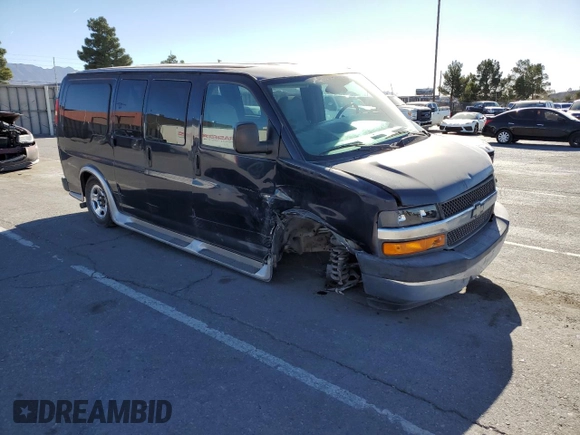 2005 Chevrolet Express Cargo Van YF7 Upfitter with VIN 1GBFG15T251252837, listed as a Copart auction lot 84286644 with 240,872 mi miles and Salvage Title. Bid and sale history available at carsss.com. Image 4.