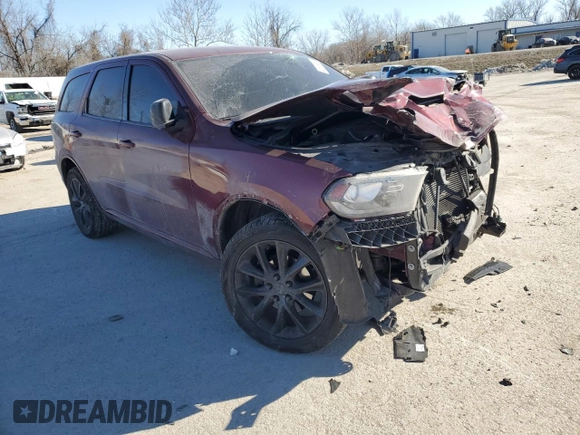 2018 Dodge Durango GT with VIN 1C4RDJDG4JC393672, listed as a Copart auction lot 42626405 with 86,356 mi miles and Salvage Title. Bid and sale history available at DreamBid. Image 4.